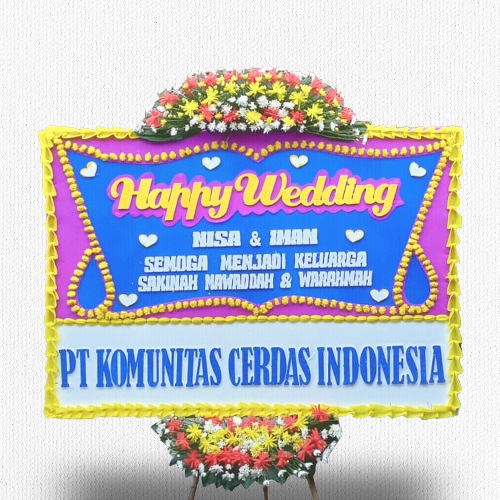 Papan Bunga Wedding BPSW-02A