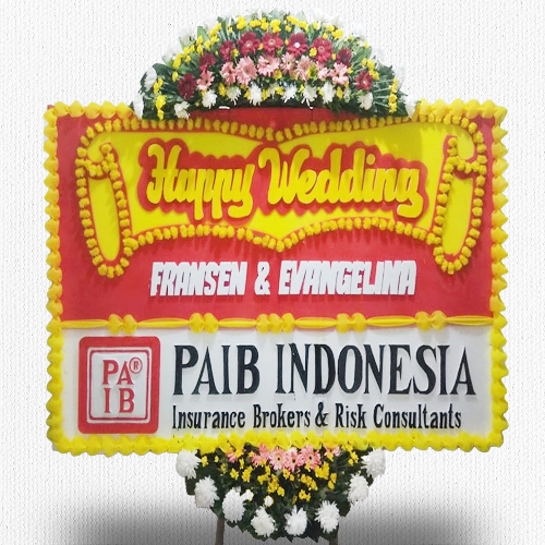 Papan Bunga Wedding BPSW-11